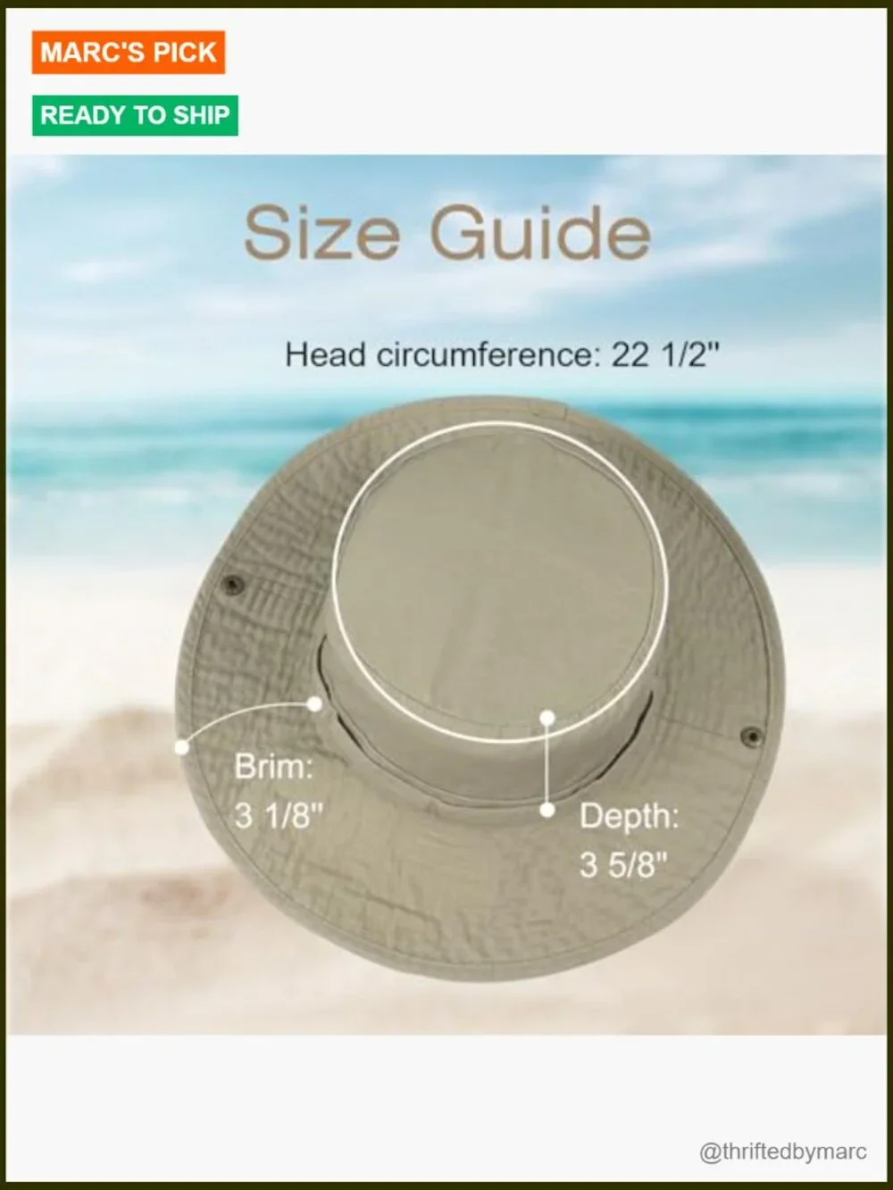 UPF 50+ Unisex Boonie Hat with Adjustable Chin Strap, Foldable Sun Hat for